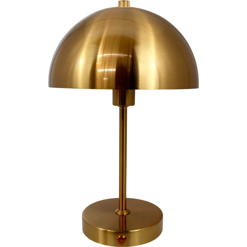 Dyberg Larsen Stockholm laddningsbar bordslampa, m&auml;ssing