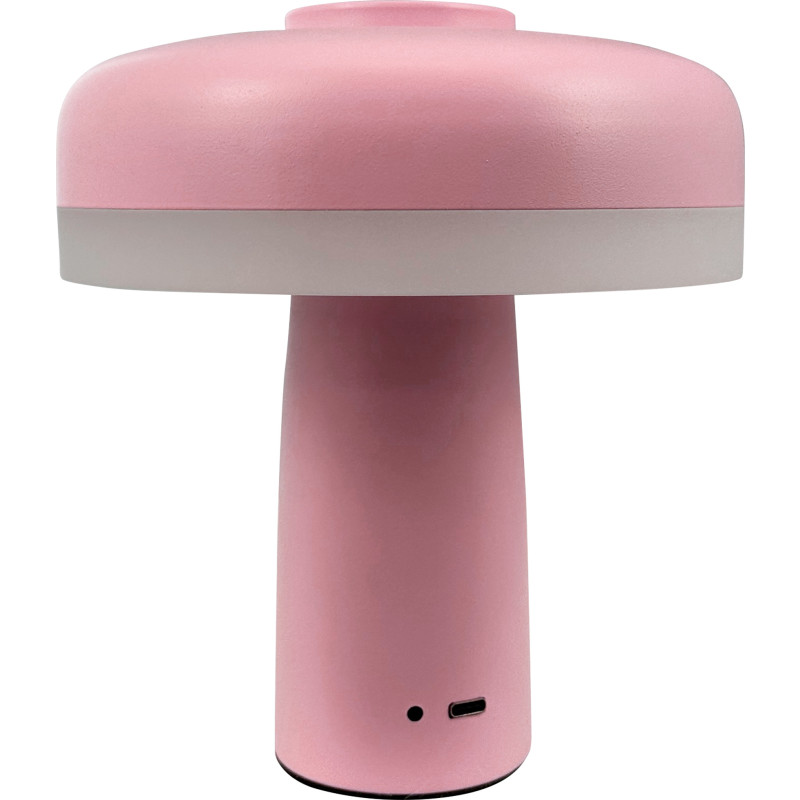 Dyberg Larsen Porter uppladdningsbar bordslampa, rosa