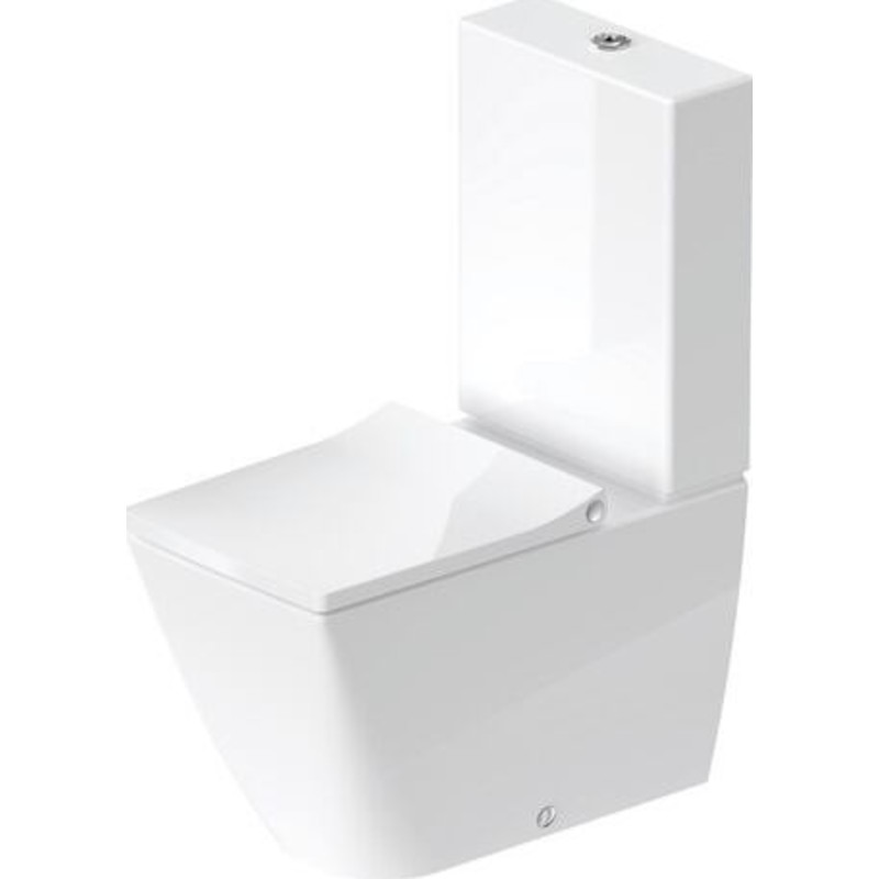Duravit Viu toalett, utan spolkant, reng&ouml;ringsv&auml;nlig, vit