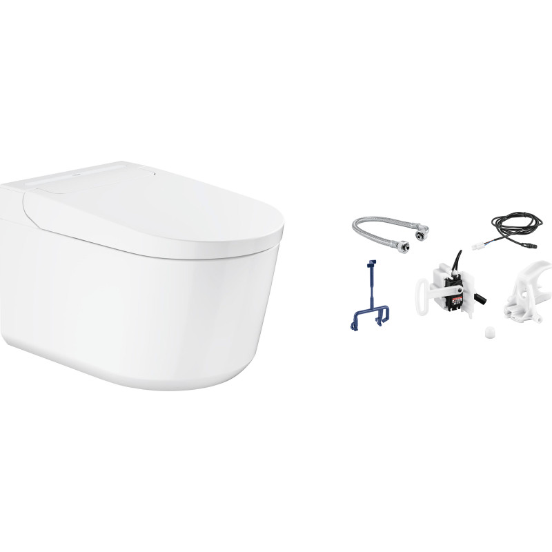 Grohe Sensia Basic duschtoalett, utan spolkant, antibakteriell, vit