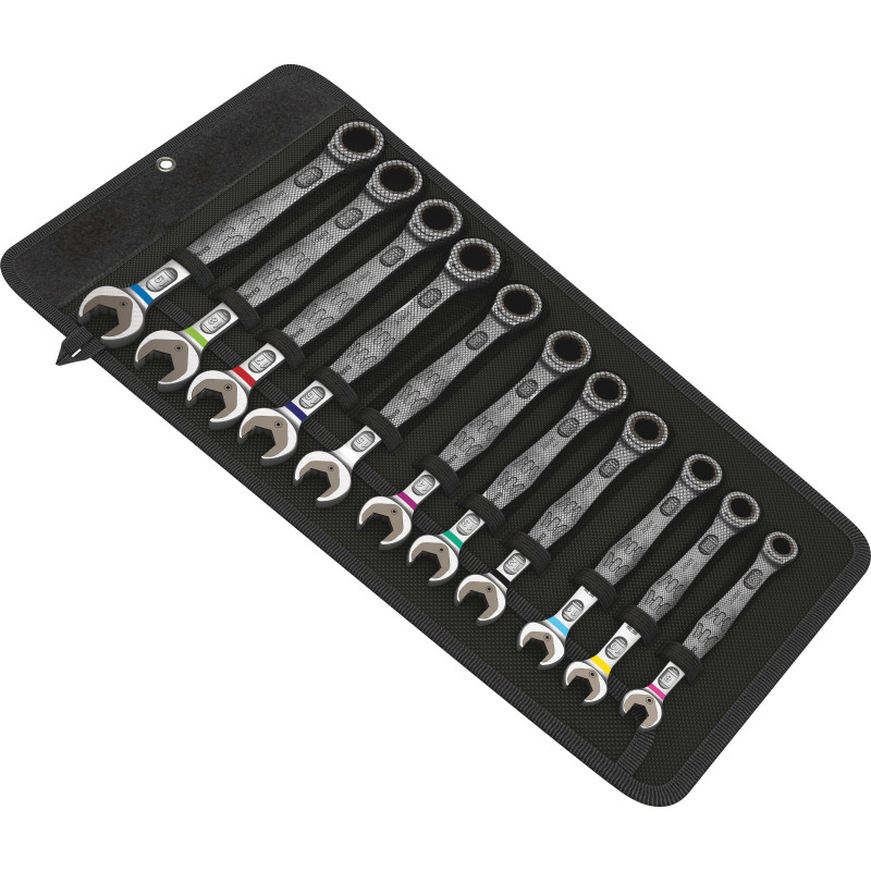 Wera 6000 Joker gaffel/ring spärrnyckelsats, 11 delar