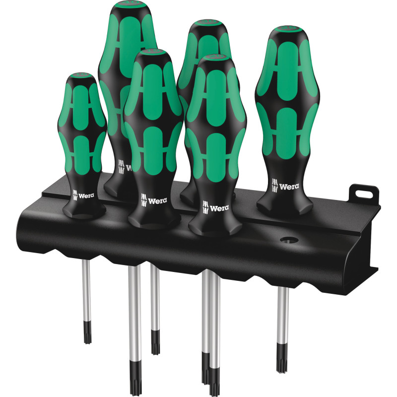 Wera 367 Kraftform skruvmejselsats, torx spår, 6 delar