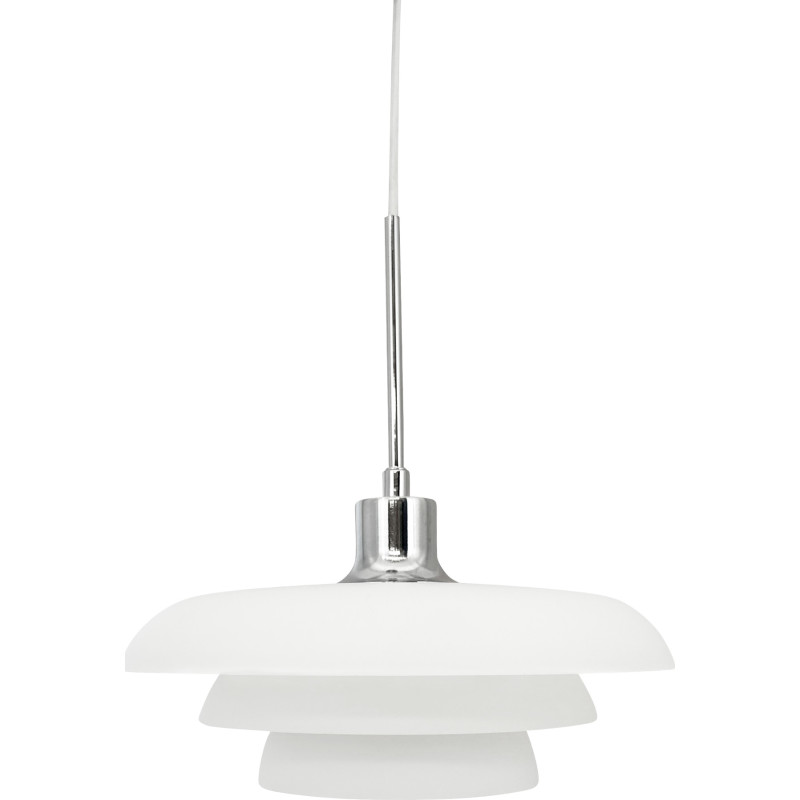 Ava pendellampe, Ø 31 cm, hvid, opalglas - Dyberg Larsen - Stue - Moderne - Med én lyskilde