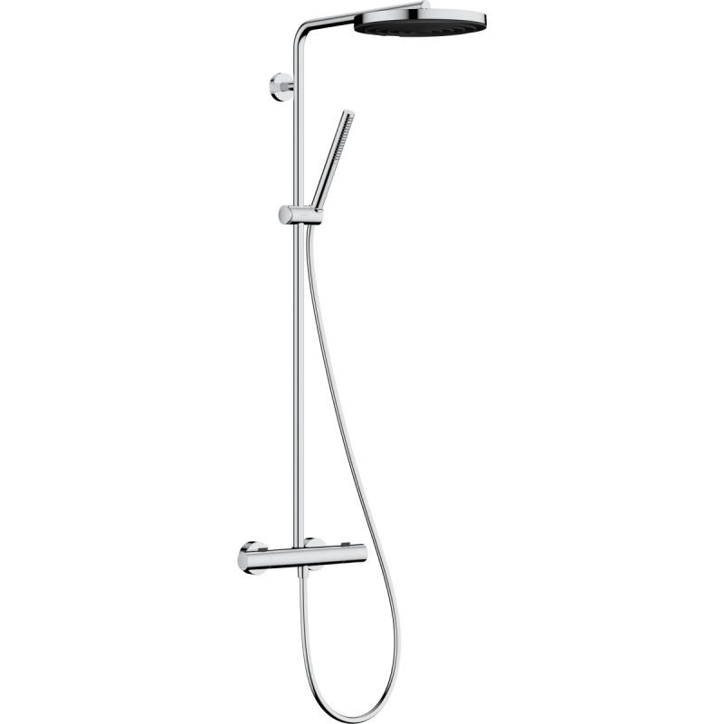 hansgrohe Pulsify S Puro 260 1jet EcoSmart Showerpipes med termostat forkr