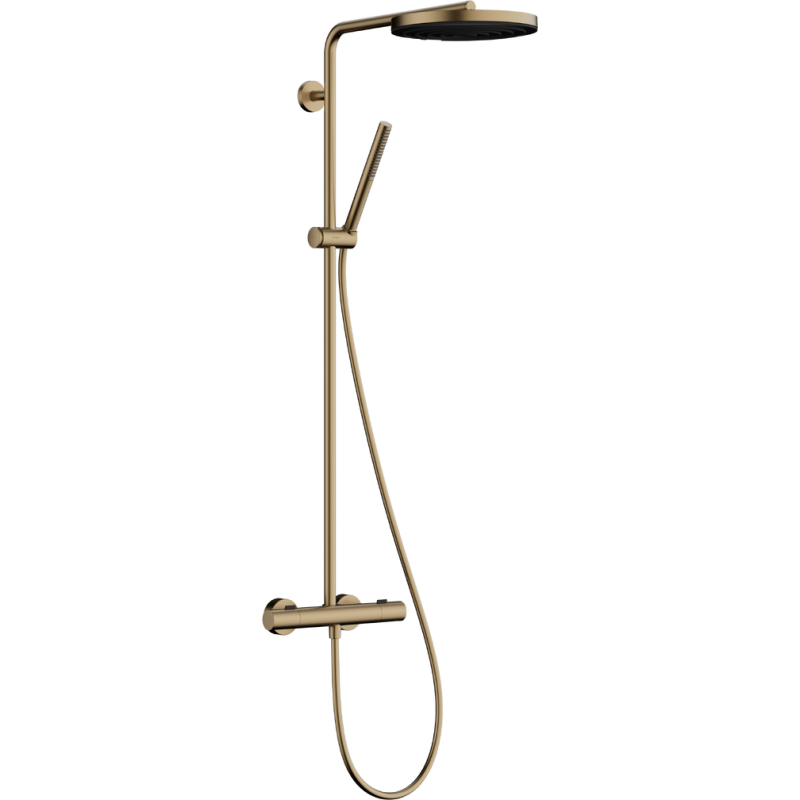 Hansgrohe Pulsify S Puro 260 duschset, vattensparande, borstad brons