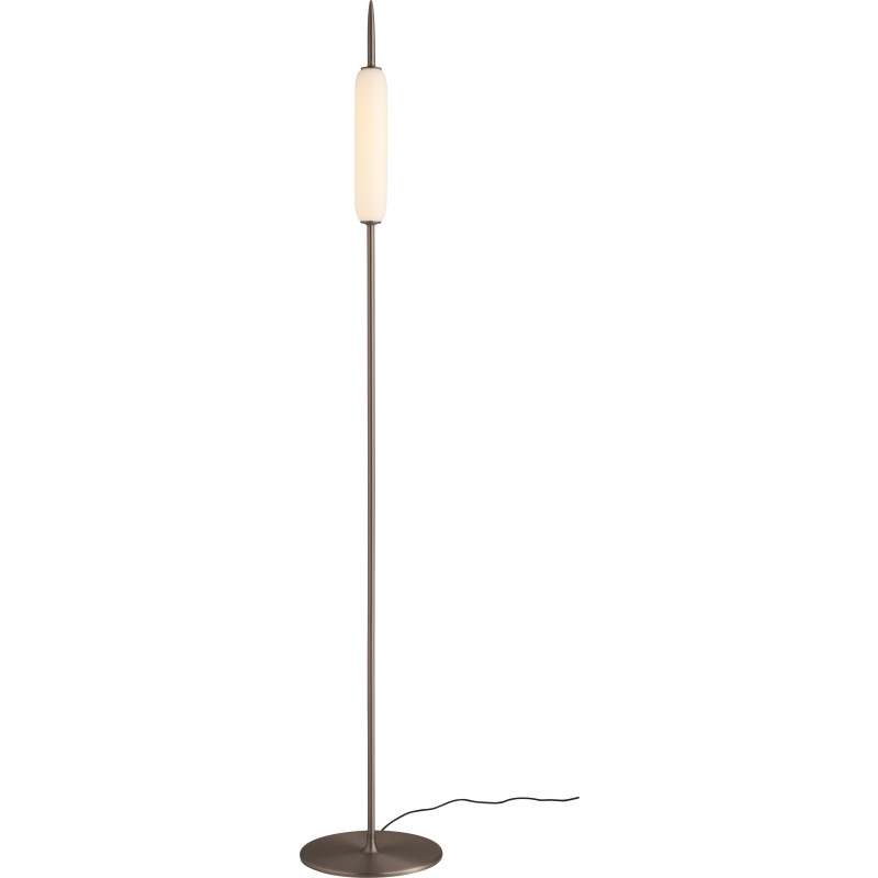 Ekta Living Dunhammer golvlampa, m&ouml;rk m&auml;ssing