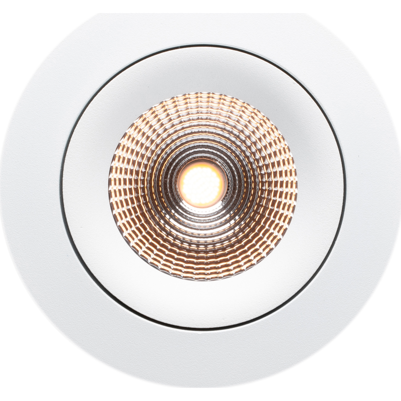 The Light Group One 360° SunLike indbygningsspot, 2700K, hvid