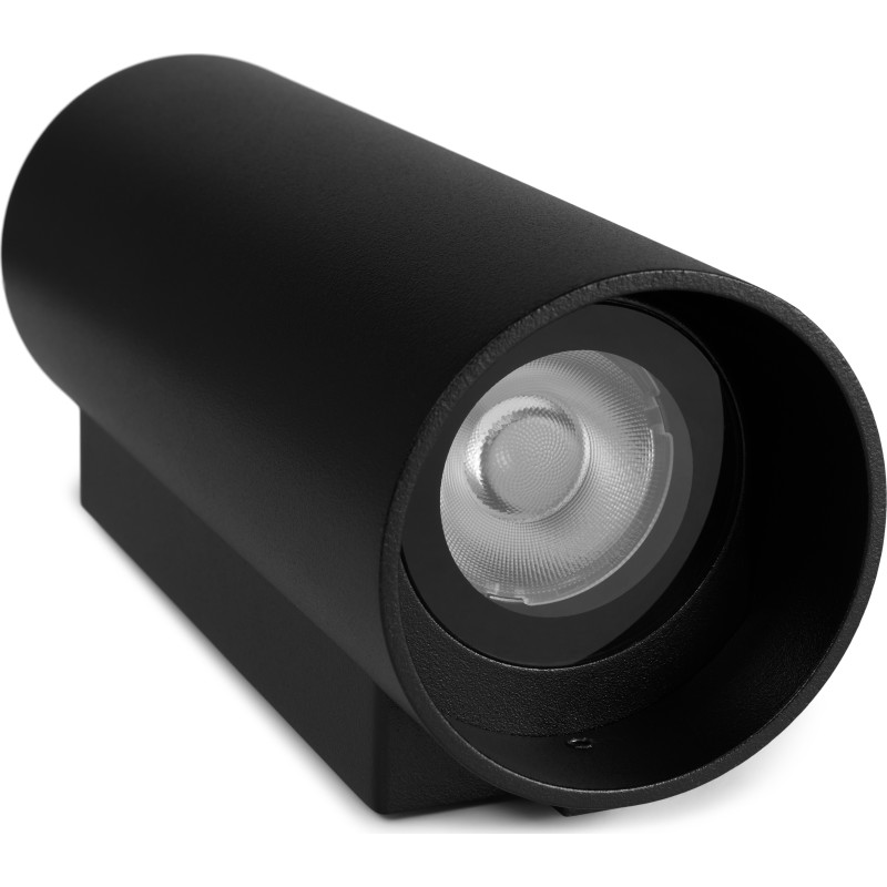 Tubus Outdoor Up/Down W212 LED Væglampe Sort - Antidark - Terrasse - Aluminium