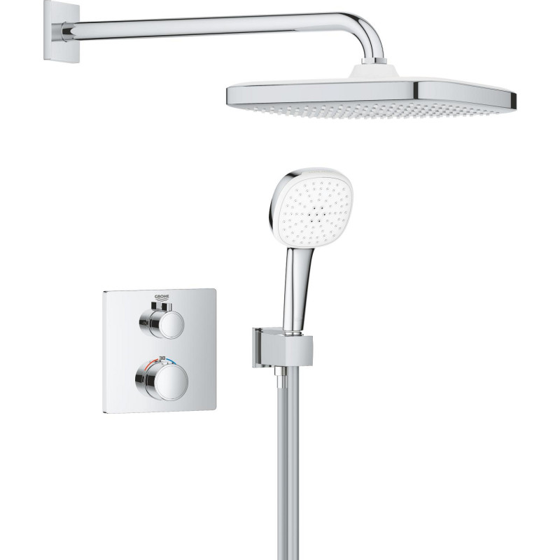 Grohe Grohtherm duschset, krom