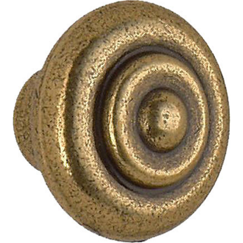 Beslagsboden greb, antik messing