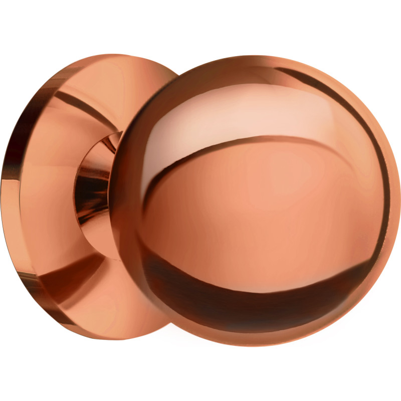 Beslagsboden knop, kobber