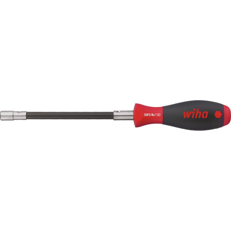 Wiha bitskruetrækker med flexibel skaft til 1/4" bits