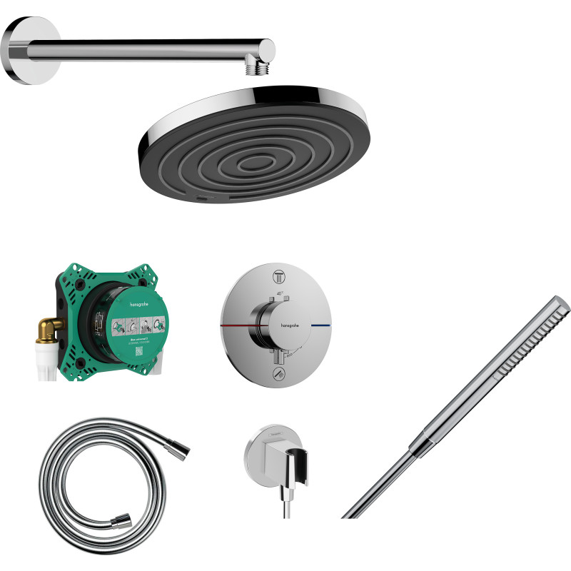 Hansgrohe Pulsify S 260 brusesæt, vandbesparende, krom