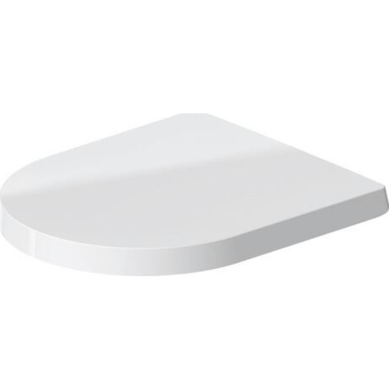 Duravit ME by Starck Compact toiletbræt, soft close, aftagelig, mat hvid