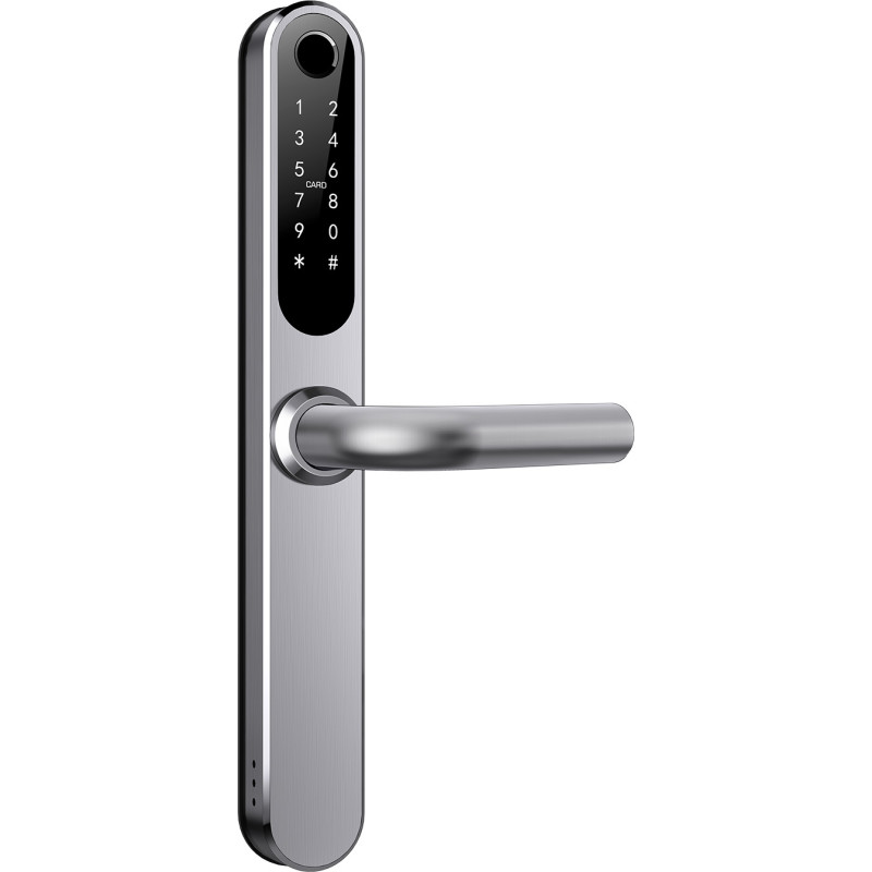 Zafe T-lock smartlås, rustfrit stål