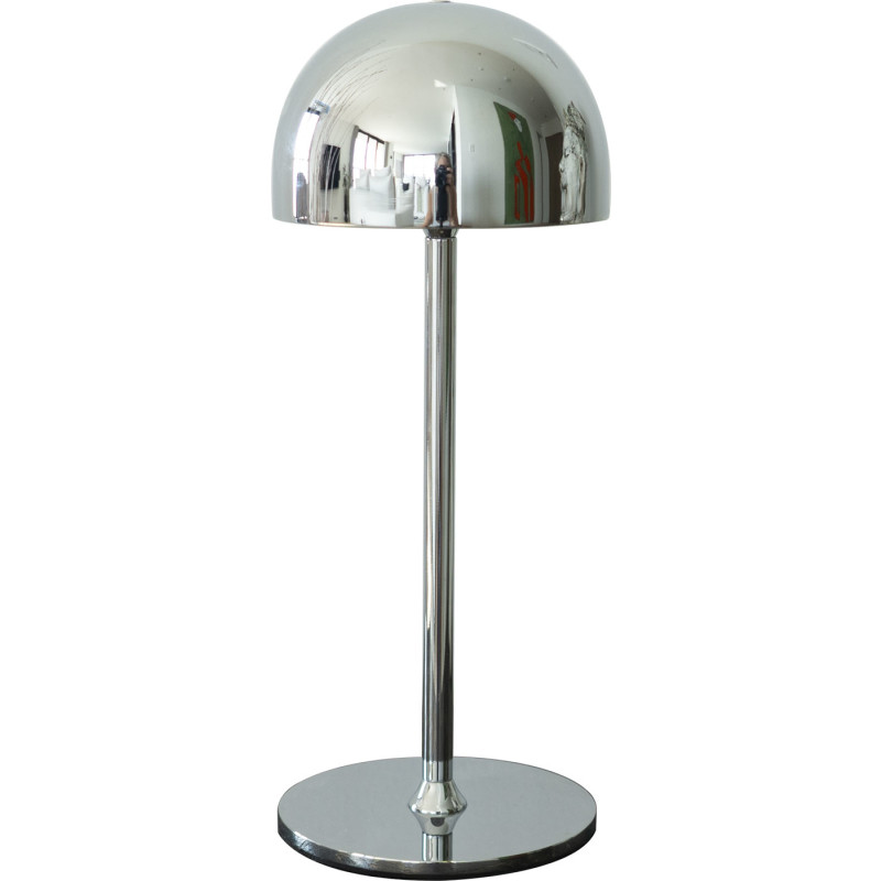 Sirius Tim uppladdningsbar bordslampa, krom, 30 cm