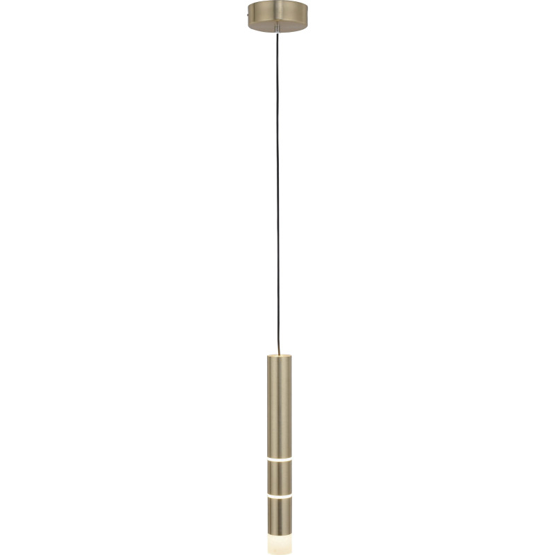 Vega LED-hængelampe, en cylinder, messing – PURE - Stue - Moderne - Metal - Med én lyskilde