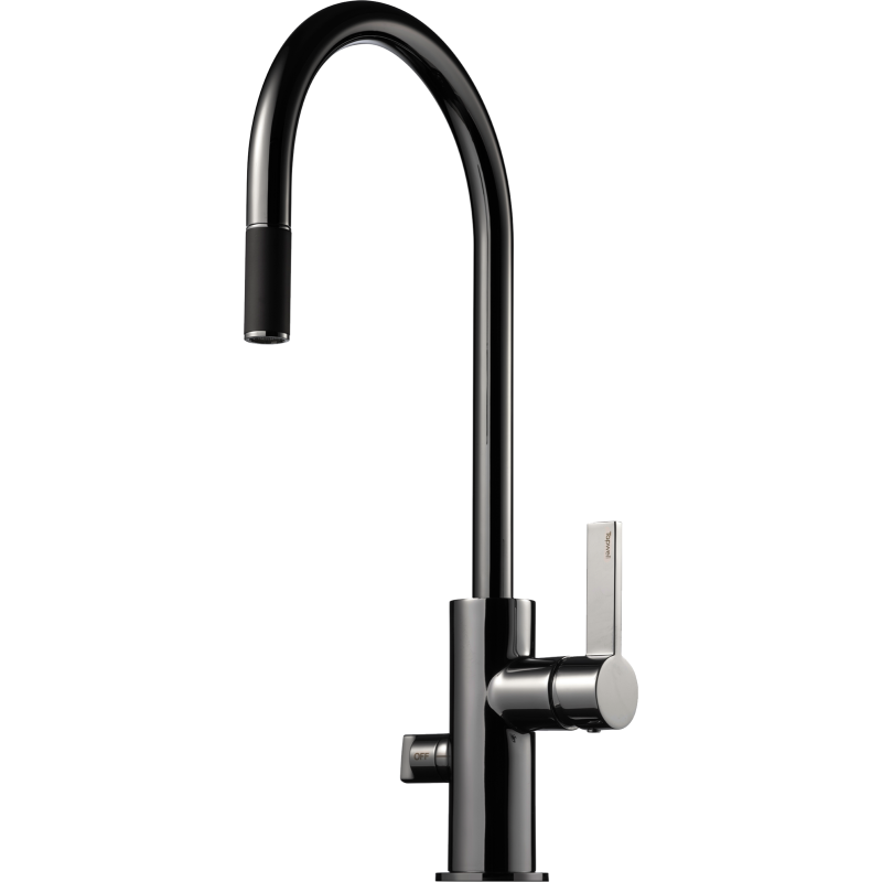 Tapwell Arman ARM885 k&ouml;ksblandare, diskmaskinsavst&auml;ngning, svart krom