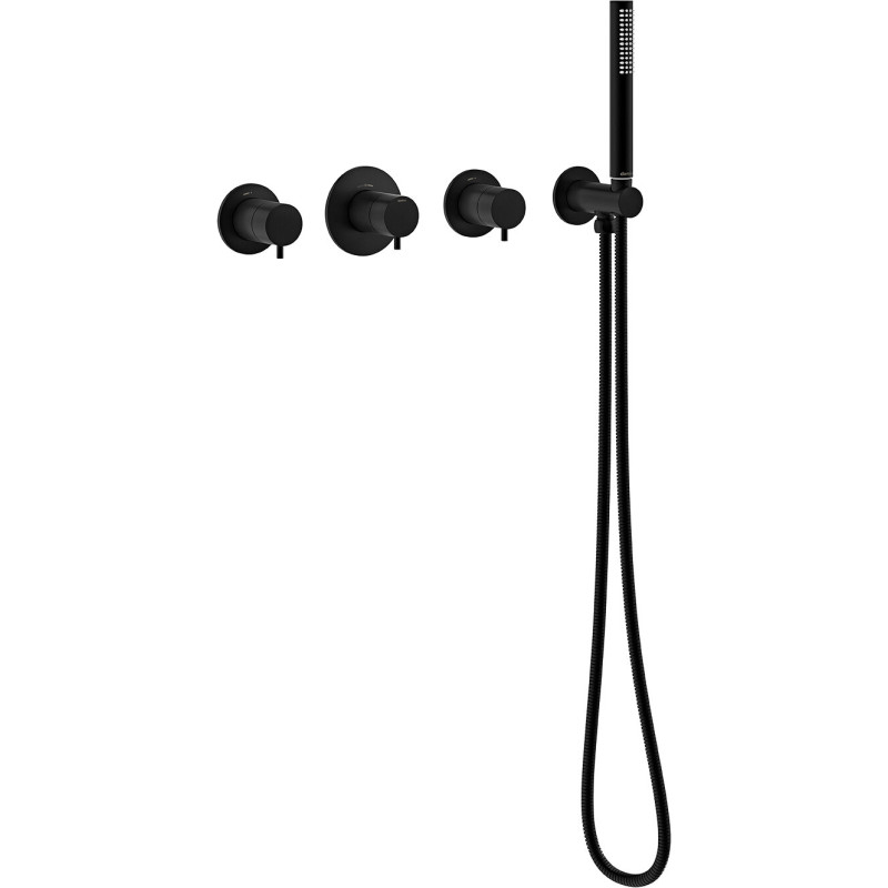 Damixa Silhouet BS1 badkarsblandare med duschset, matt svart