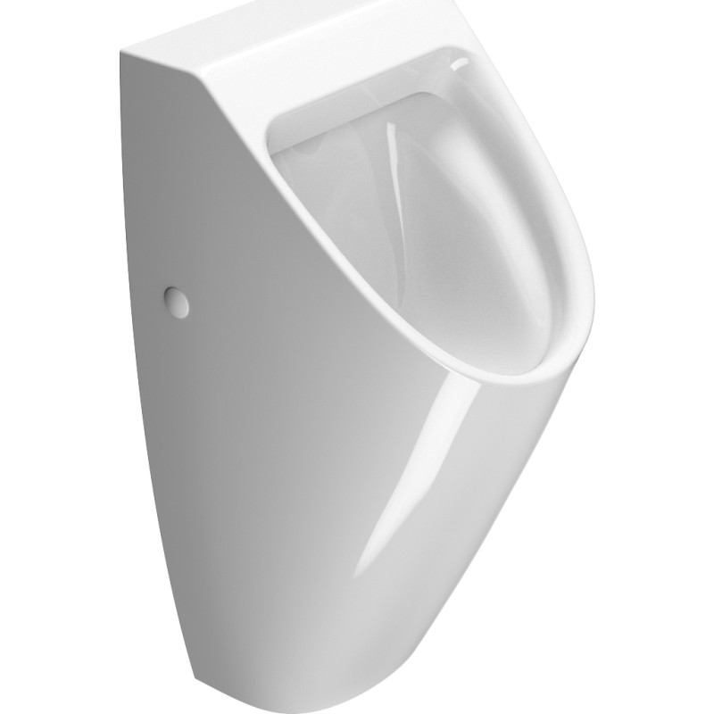 GSI Community urinal, utan spolkant, rengöringsvänlig, vit