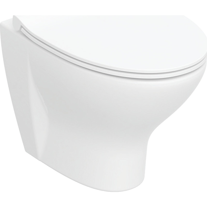 IFØ Ifö Spira Style Rimfree væghængt toiletskål/hængeskål til skjult montering - inklusiv Soft Close toiletsæde - boltafstand: 18 cm