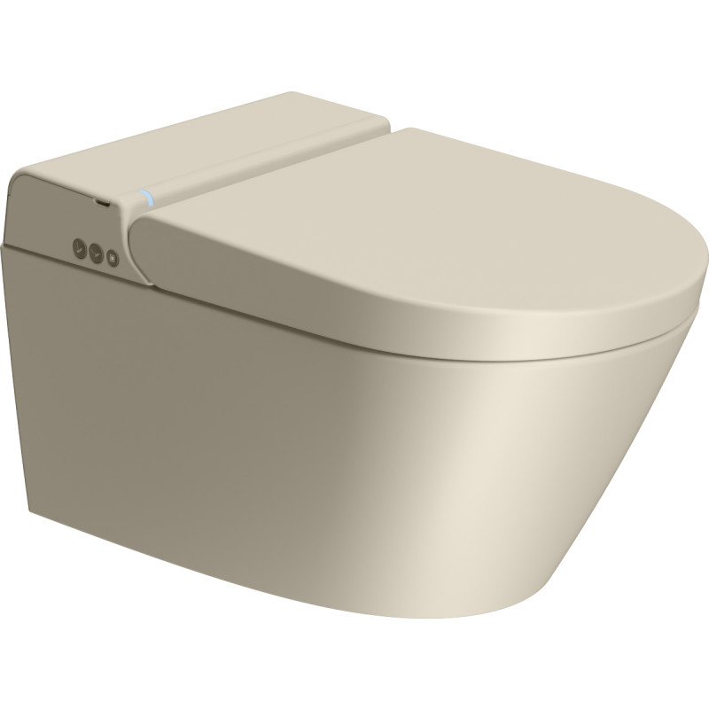 GSI WClean douchetoilet, uden skyllekant, rengøringsvenlig, mat beige