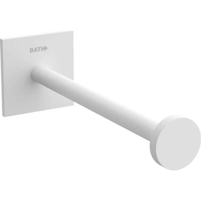 Cosmic Stick toiletrulleholder, mat hvid