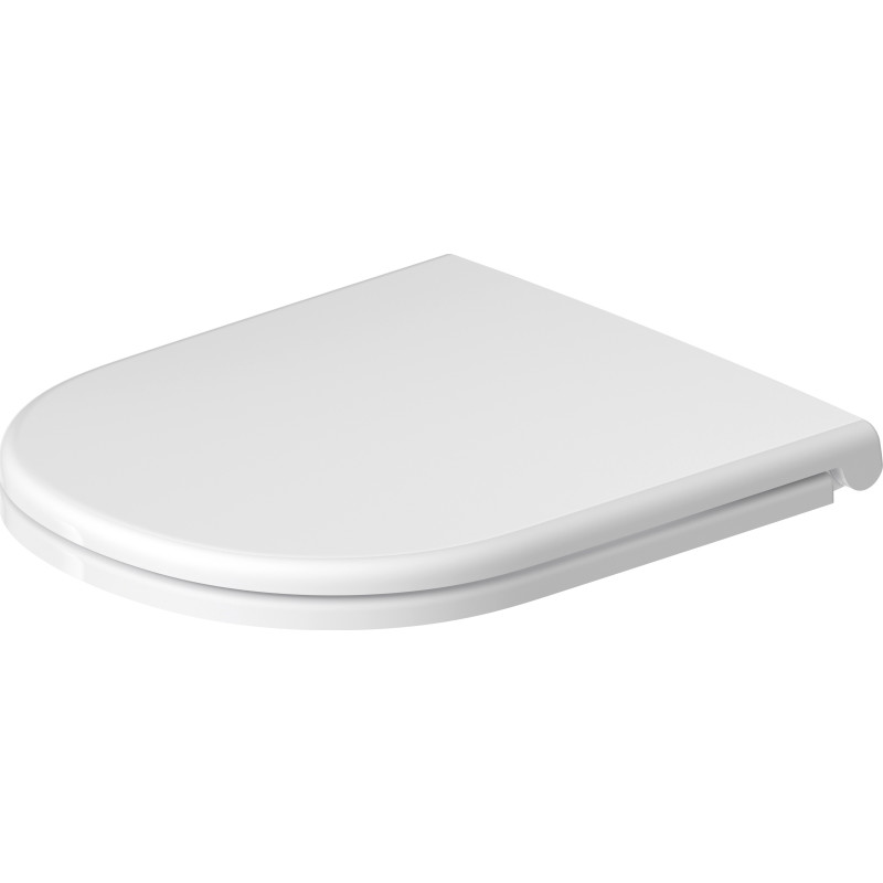 Duravit D-Code toiletbræt, soft close, quick release, hvid