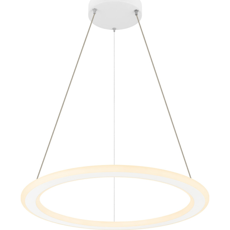 One Flat Pendel Single 2700/3000K White - SLV - Stue - Aluminium - Med én lyskilde