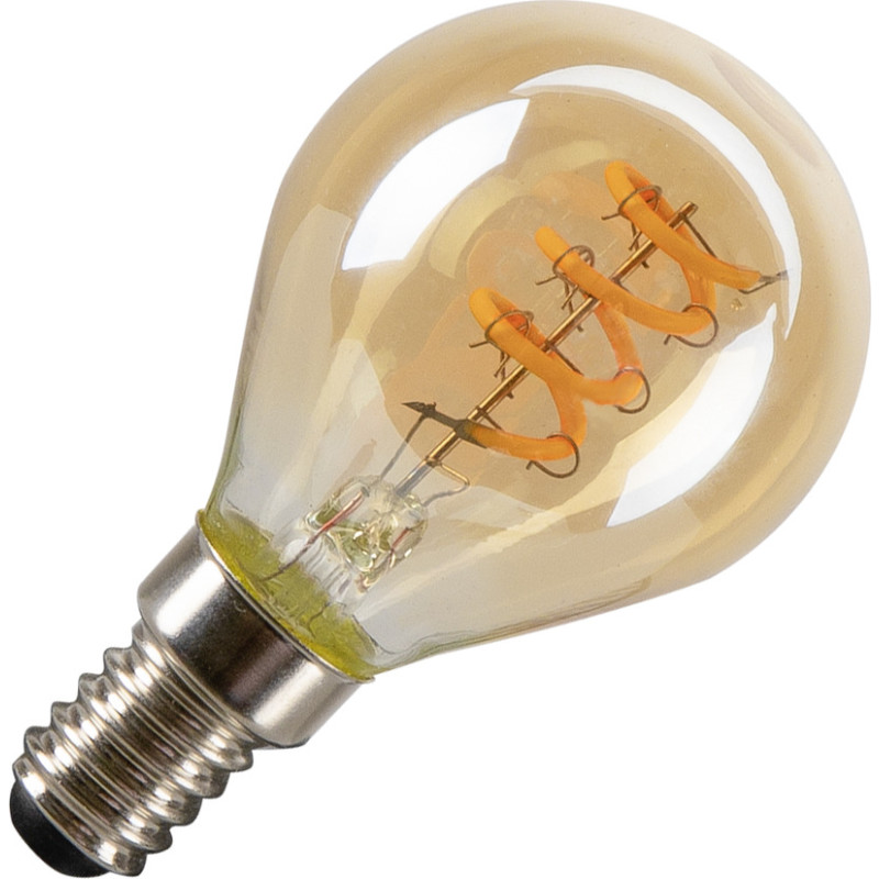 LED Krone G45 E14 2W 70lm 1800K CRI80 guld
