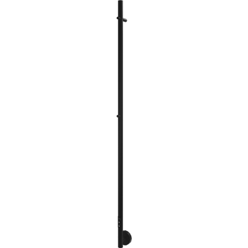 Strømberg Torre håndklædetørrer, el, 150x3,5 cm, mat sort