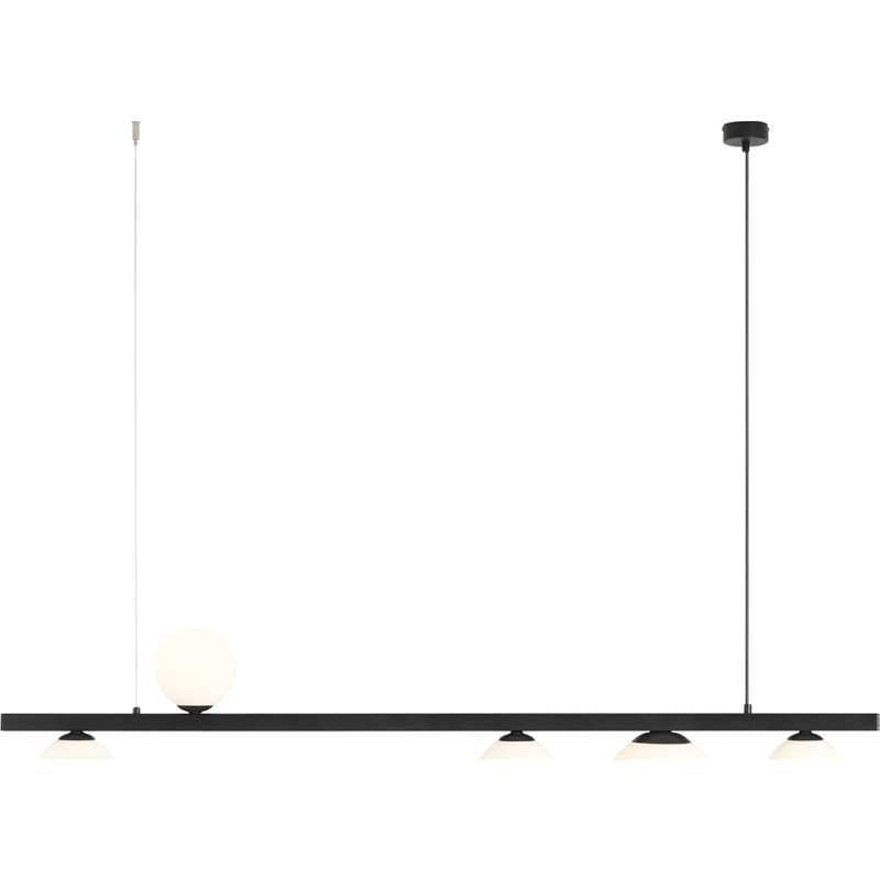 Aldex Garda 5 pendellampa, svart