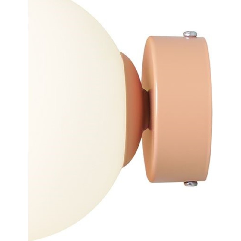 Aldex Ball væglampe, koral, Ø14 cm