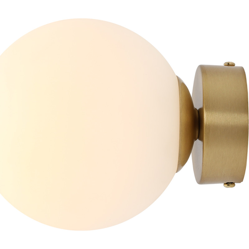 Aldex Ball v&auml;gglampa, m&auml;ssing, &Oslash;14 cm