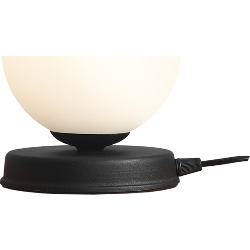 Aldex Ball bordslampa, svart, &Oslash;17 cm