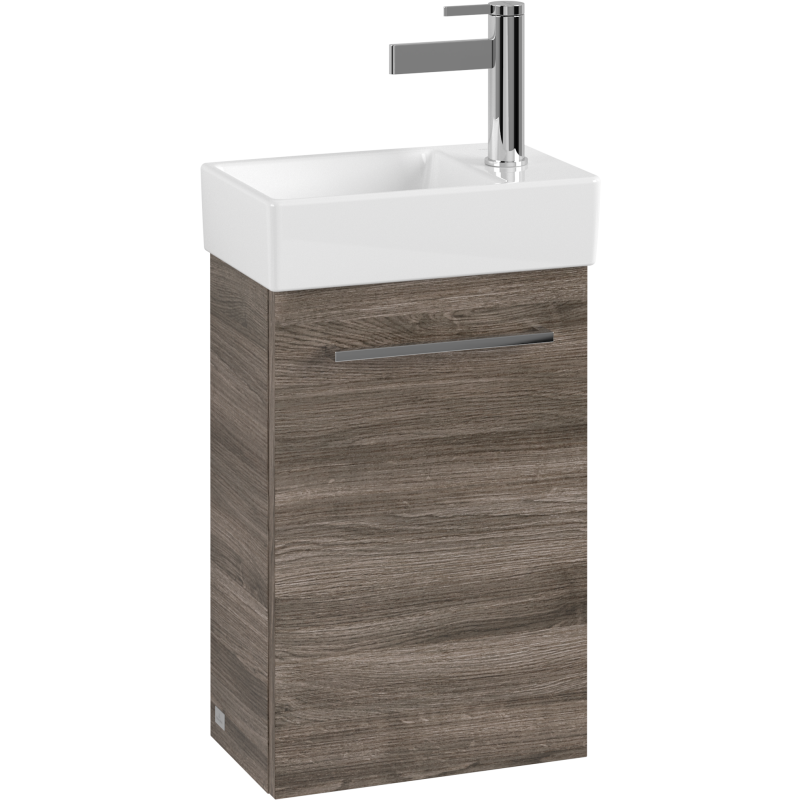 Villeroy & Boch Avento Vanity underskab, 33,6x23,2 cm, venstre, grå eg