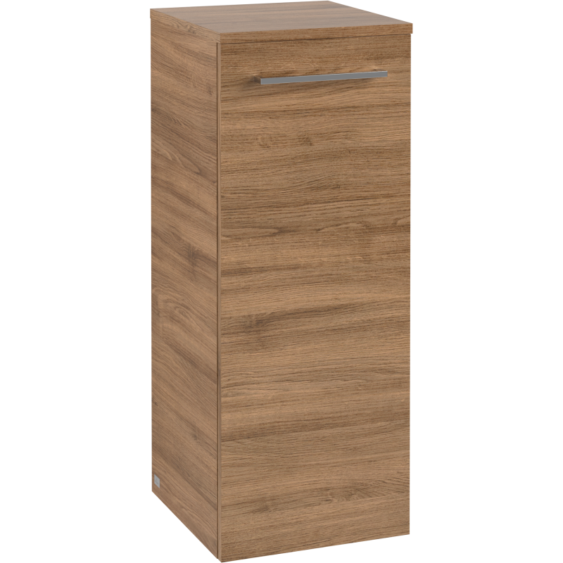 Villeroy & Boch Avento A895 vægskab, 34,8x88,8 cm, højre, mørk eg
