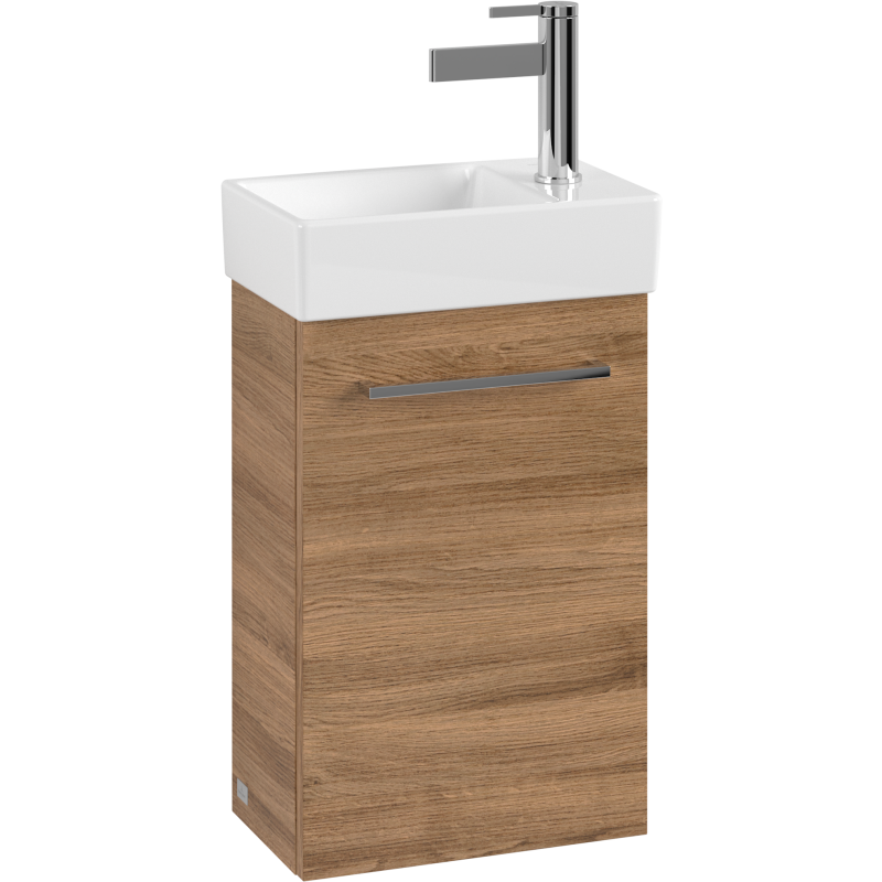 Villeroy & Boch Avento Vanity underskab, 33,6x23,2 cm, venstre, mørk eg