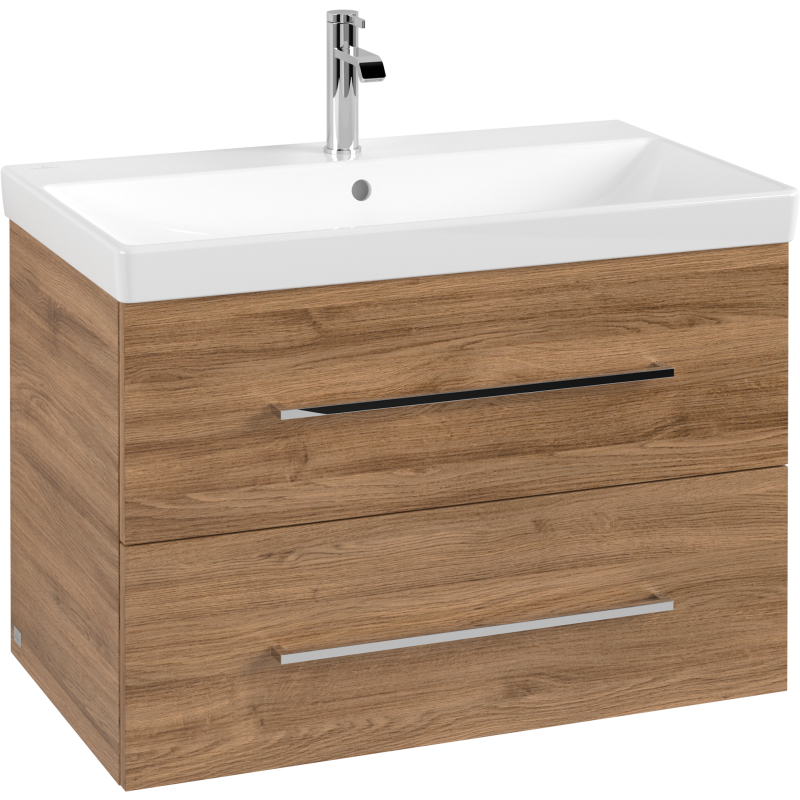 Villeroy & Boch Avento A891 underskab, 77,6x48,2 cm, mørk eg