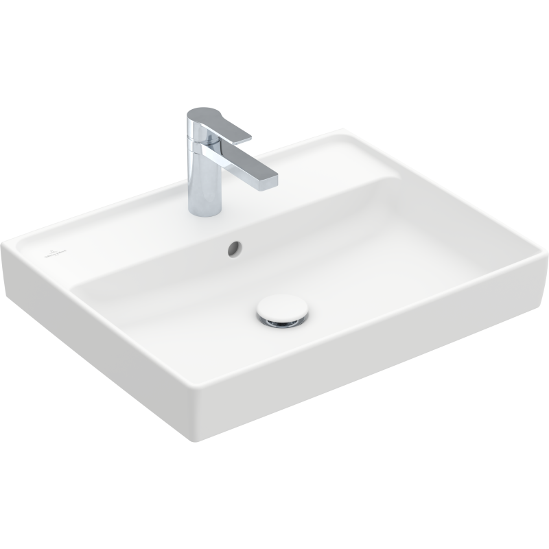 Villeroy & Boch Collaro håndvask, 60x47 cm, mat hvid