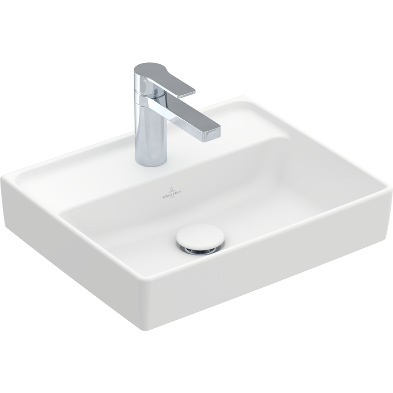 Villeroy & Boch Collaro tvättställ, 45x37 cm, matt vit