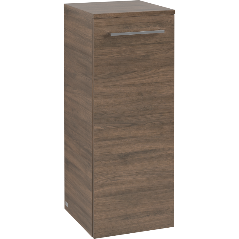 Villeroy & Boch Avento A895 vægskab, 34,8x88,8 cm, højre, brun eg