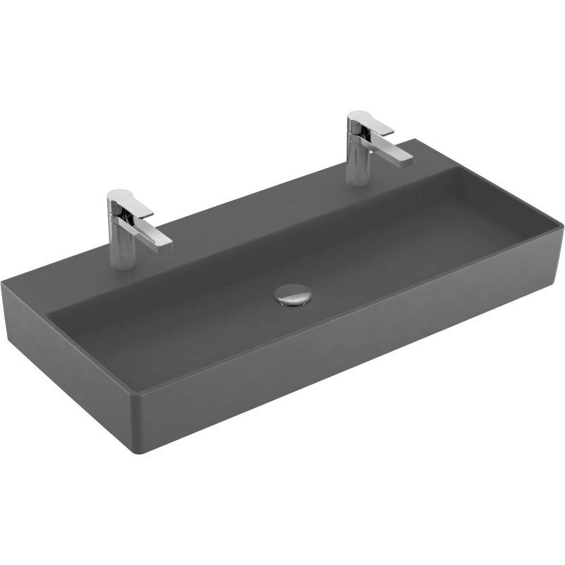 Villeroy & Boch Memento 2.0 håndvask, 100x47 cm, mat grå