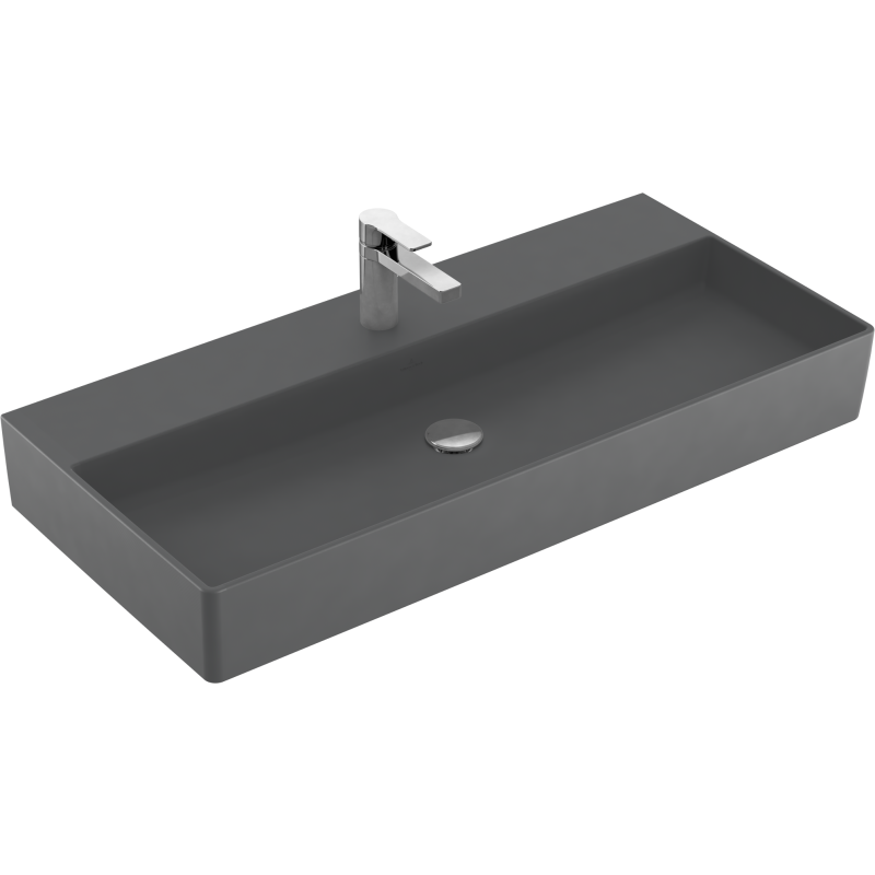 Villeroy & Boch Memento 2.0 håndvask, 100x47 cm, mat grå
