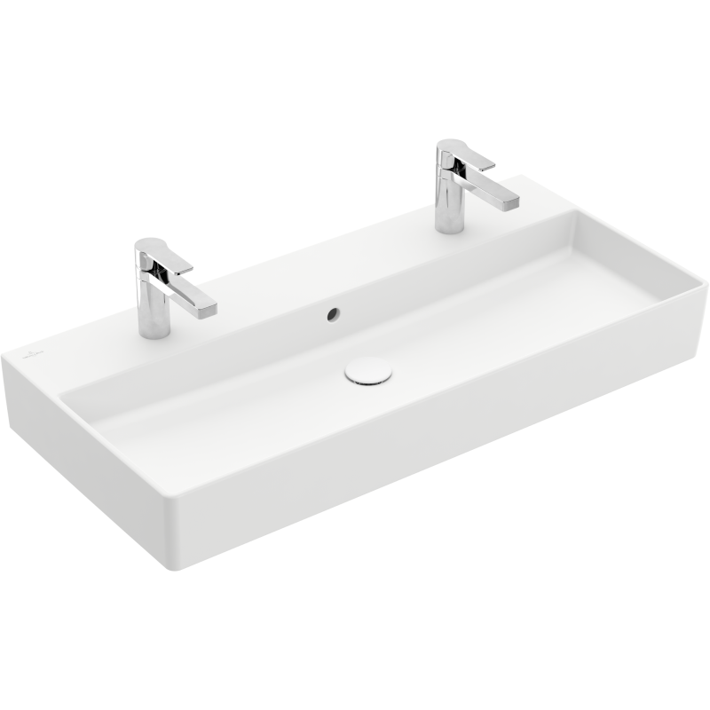 Villeroy & Boch Memento 2.0 håndvask, 100x47 cm, mat hvid