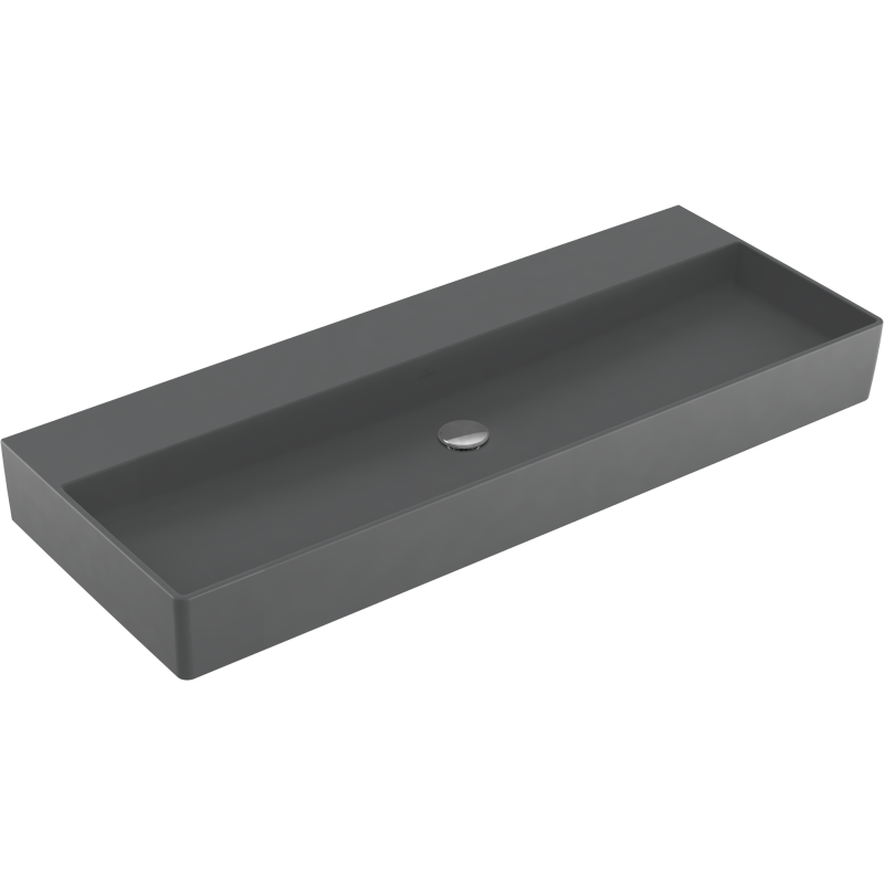 Villeroy & Boch Memento 2.0 tvättställ, 120x47 cm, matt grå