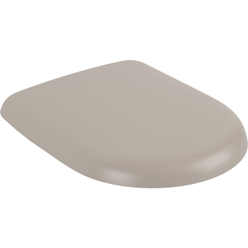 Villeroy & Boch Antao toiletbræt, soft close, aftagelig, mat beige