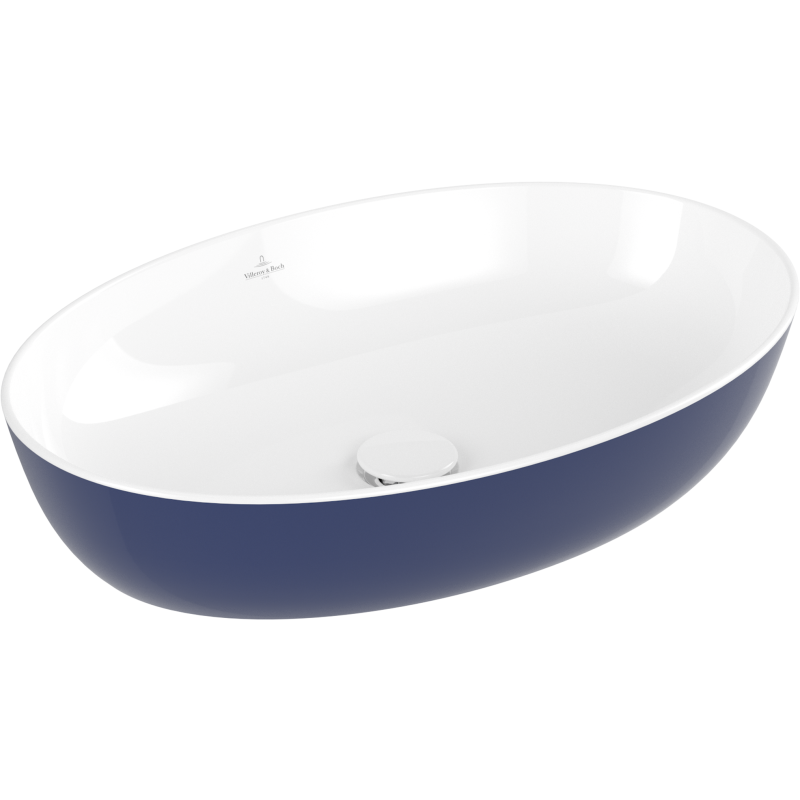 Villeroy & Boch Artis tvättställ, 61x41 cm, blå