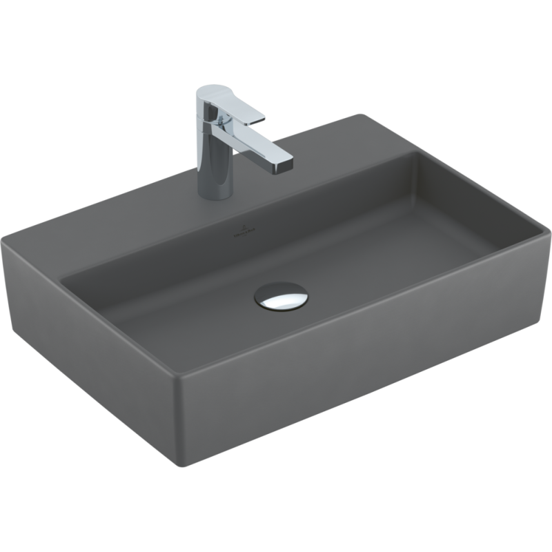 Villeroy & Boch Memento 2.0 tvättställ, 60x42 cm, matt grå