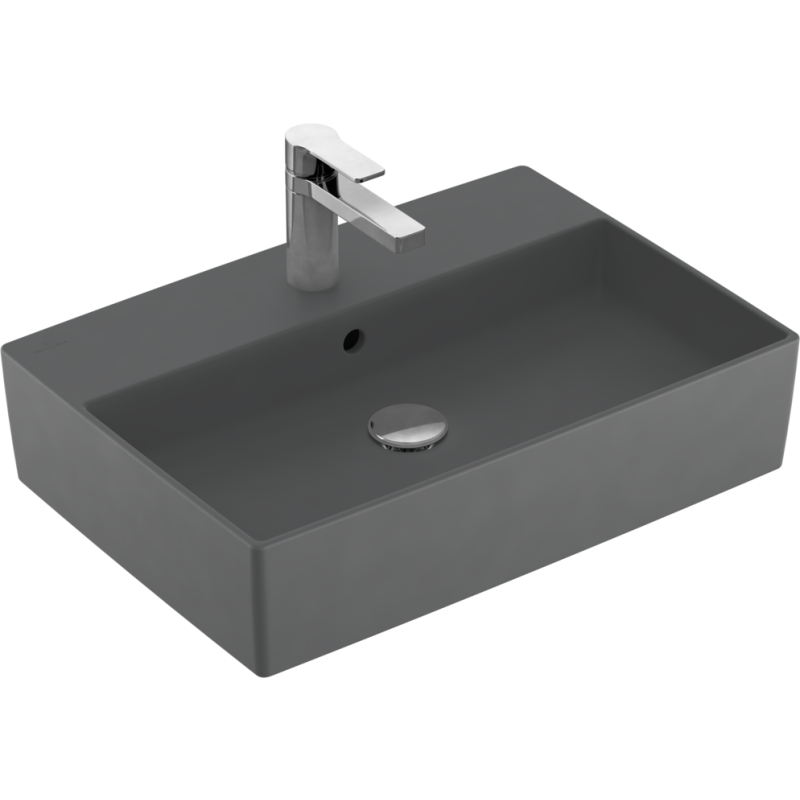 Villeroy & Boch Memento 2.0 tvättställ, 60x42 cm, matt grå